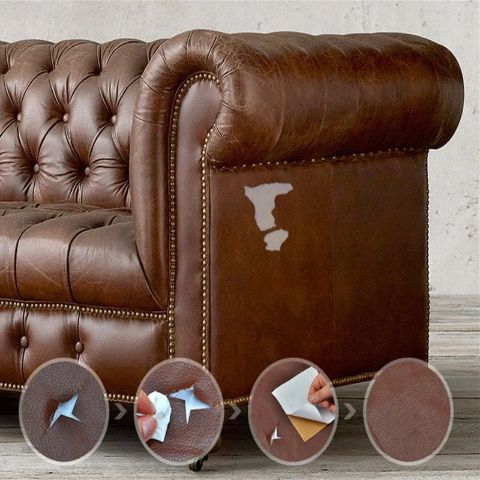 LEATHERPATCH on Sofa