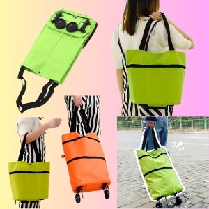 Склоплива шопинг торба со тркала | FOLDNCARRY