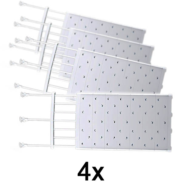 4x Распоредлива полица за чување | SHELFEXPEND